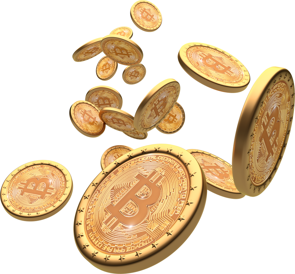 Bitcoin 3D Background